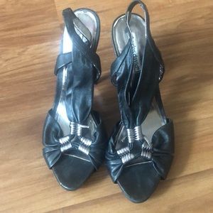 Charles David sling back high heel sandals